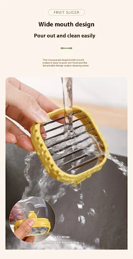 Title 2, Stainless Steel Slice Cup for Strawberry Banana...