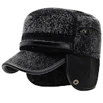 Heren platte baseball cap van mink-achtige stof. Zacht, stijlvol en comfortabel voor dagelijks gebruik. Voeg stijl toe aan je outfit. — foto 3