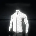 Camisa de ciclismo de montanha refletiva para segurança aprimorada. Visibilidade noturna e diurna. Conforto e respirabilidade para suas trilhas. — foto 1