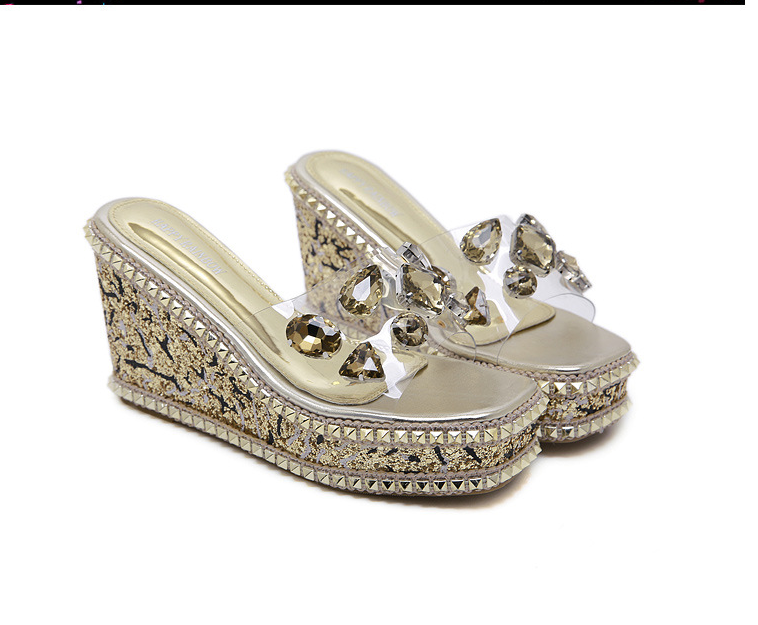 Title 12, Rhinestone Roman Shoes Beach Shoes Single Shoes...