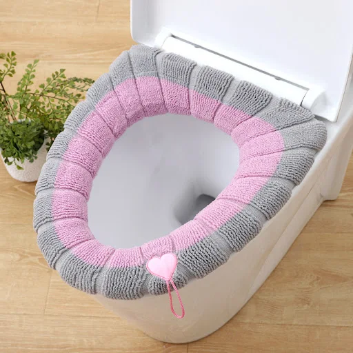 Title 7, Thickened Handle Toilet Seat Cover Cushion for ...