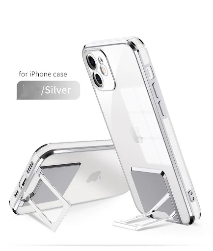Title 6, Capinha transparente com suporte eletroplaquead...