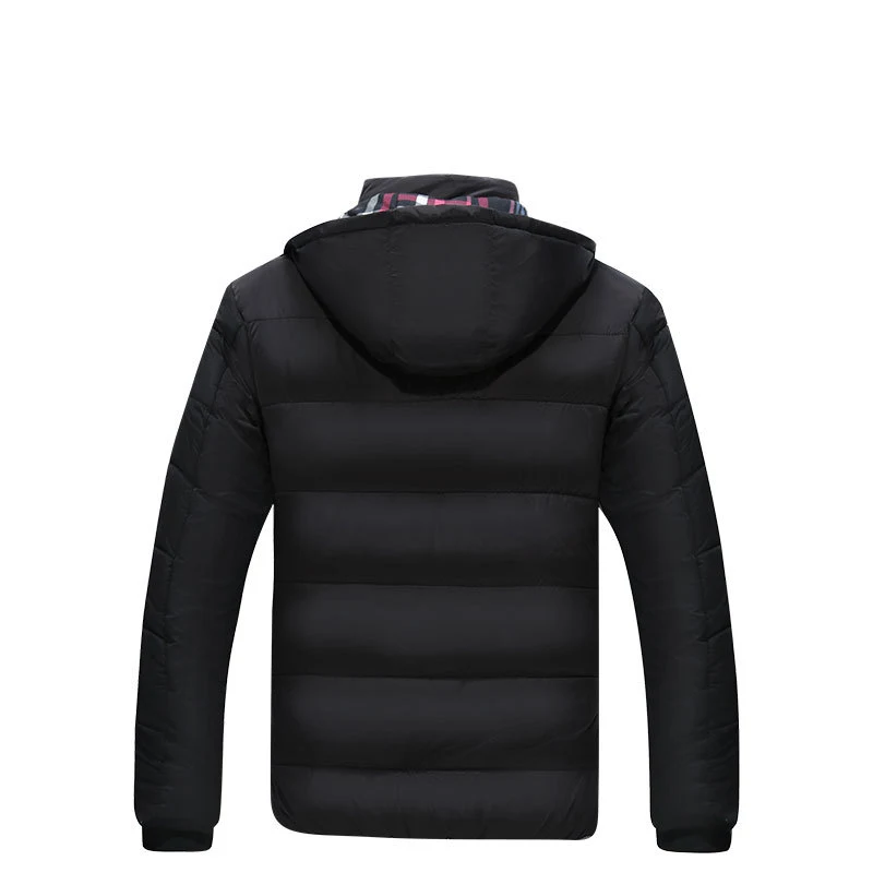 Men's Mid-length Sports Down Cotton Jacket, Warm and Comfortable for Outdoor Activities and Sports in Cold Weather — photo 3