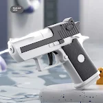 Pistola de Água Desert Eagle 6 Cores com Mecanismo Mecânico e Reforço, Brinquedo Infantil. Diversão refrescante e segura para crianças. — foto 1