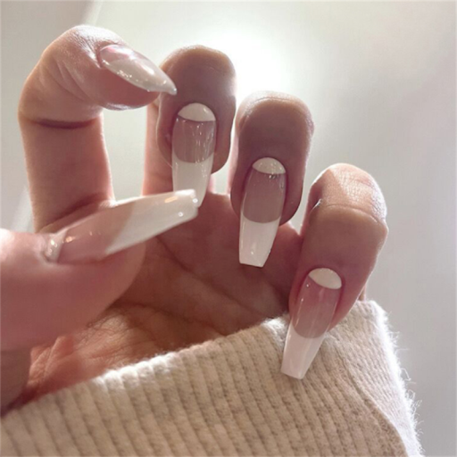 Title 3, Parches de manicura para mujer, pequeños, trans...