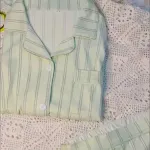 Vertical Stripes Green