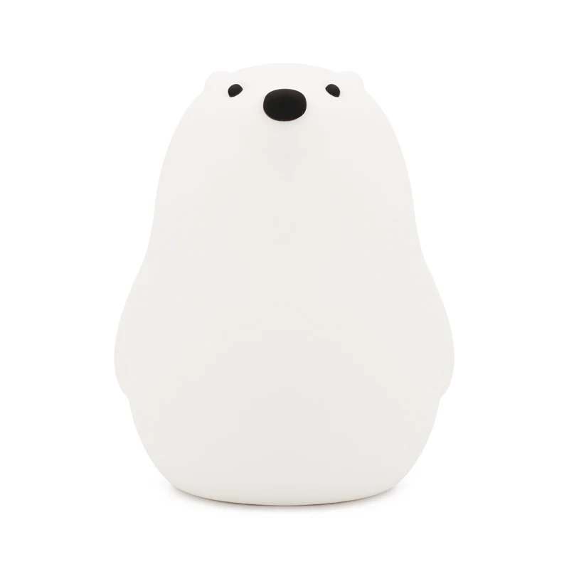 Title 2, Little White Bear Pat Light Silicone Soft Night...