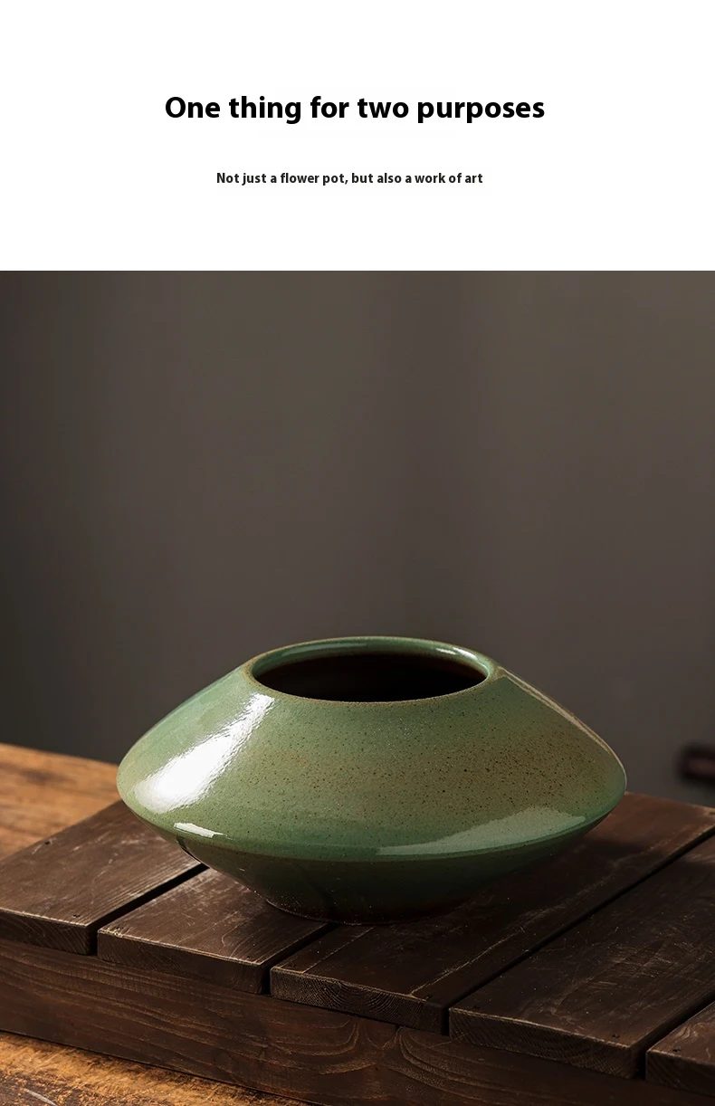 Title 11, Vaso de cerâmica grande e artesanal de barro pa...
