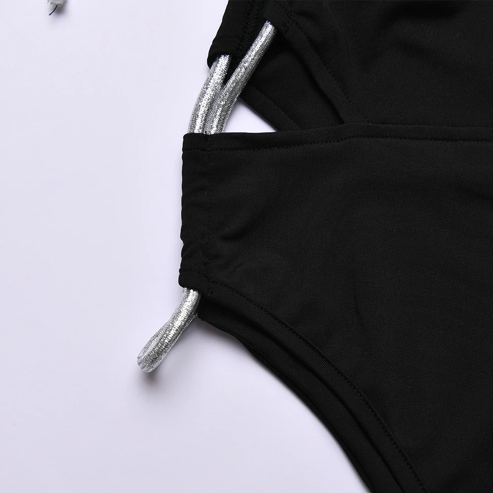 Title 10, One Piece Swimsuit With Low Cut And Slimming Ef...