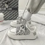 Grey large letters
