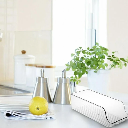 Title 4, Refrigerator Organizer Beverage Transparent Hol...