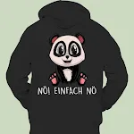 Moletom com capuz unissex Panda com estampa nas costas. Conforto e estilo para todos os dias. Perfeito para quem ama pandas e busca um visual descontraído. — foto 1