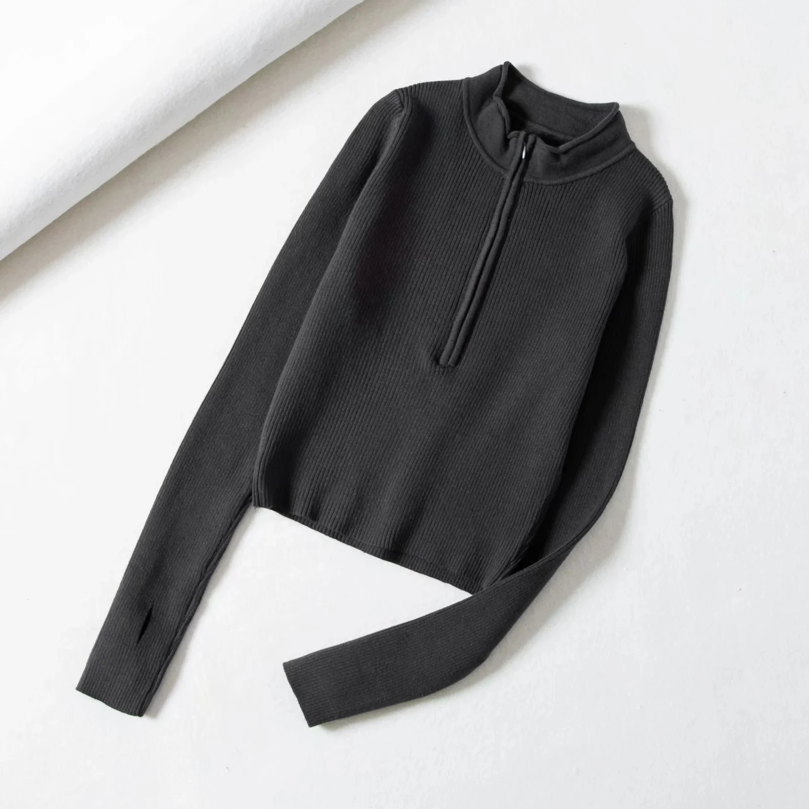 Title 6, Womens Half Turtleneck Solid Color Sweater