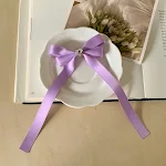 Vrouwelijke Sweet Desire Mesh Strik Haarclip. Voegt een elegante touch toe aan je kapsel. Perfect voor elke gelegenheid, makkelijk te gebruiken. — foto 21