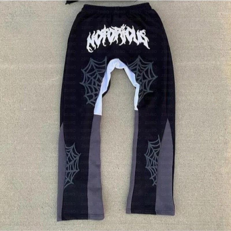 Pantaloni pullover da donna con cappuccio stampato Spider Web — foto 3