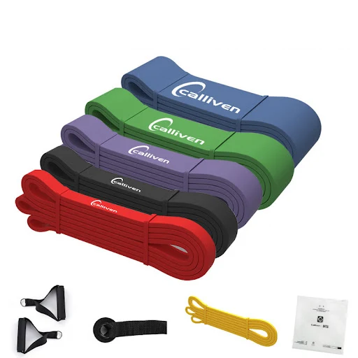 Title 4, Elastic Band Fitness Male Resistance Pull Rope ...