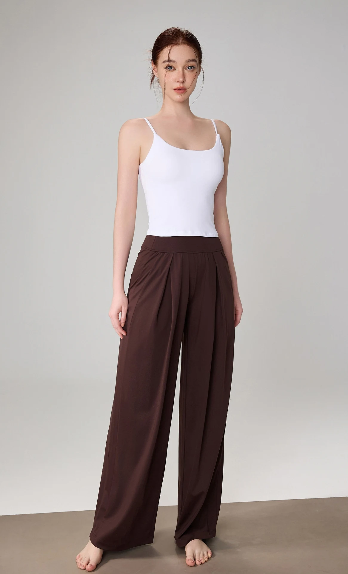 Title 9, Womens Loose Wide-leg Straight Yoga Pants High...