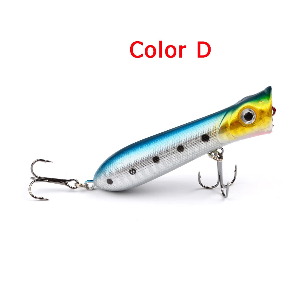 Title 6, Popalua 8CM 12g black hook plastic fishing lure...