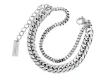 Double layer Cuban bracelet