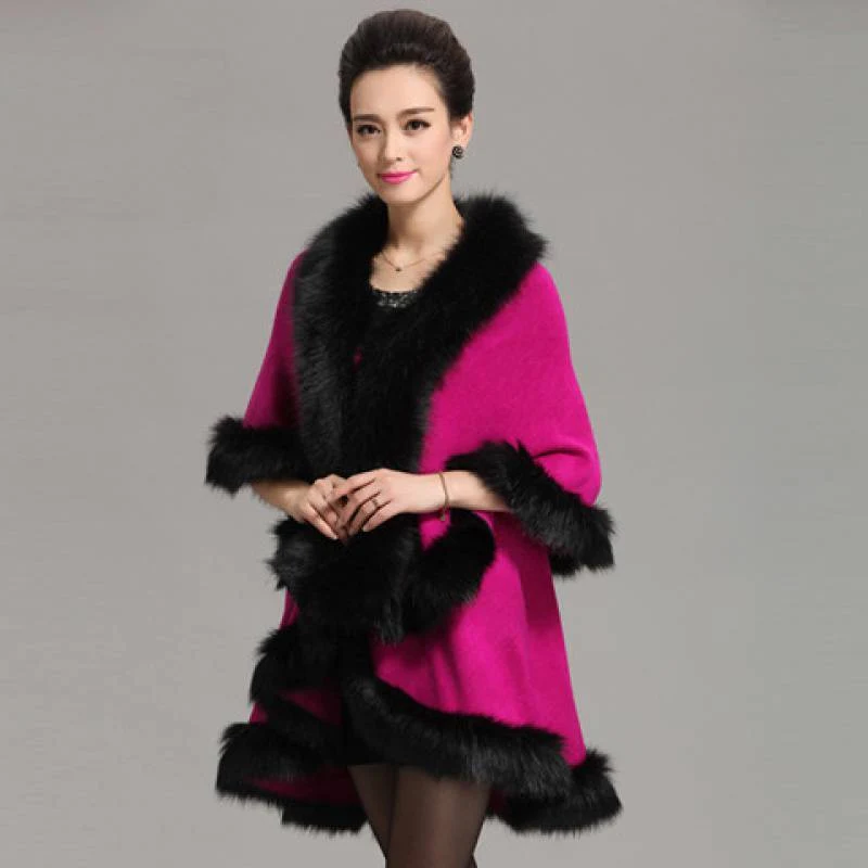 Women's Inverness Mid-length Coat Plus Size Stay warm and stylish this winter with this comfortable and elegant coat. Pe — photo 11
