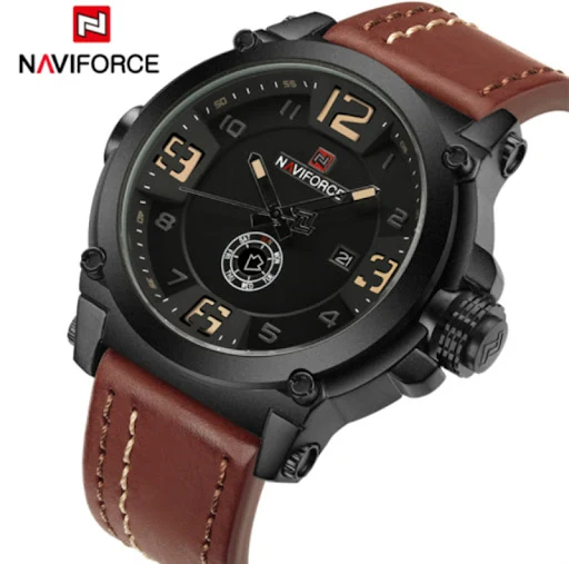 Title 2, Relógio Masculino NAVIFORCE 9099 Calendário Pro...
