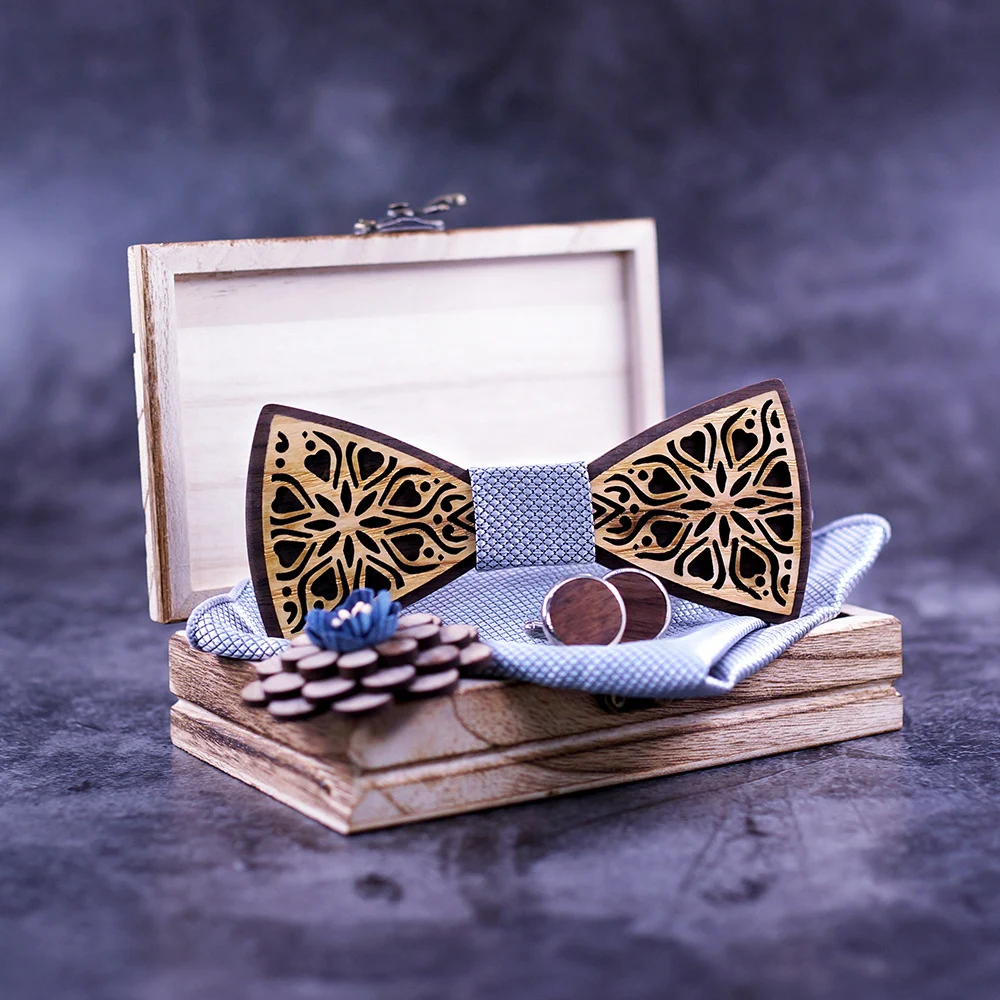 Title 1, Solid wood suit dress with bow tie. Elevate you...