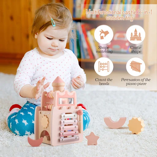 Title 6, Amazon Baby Early Education Stacking Rocket Hou...