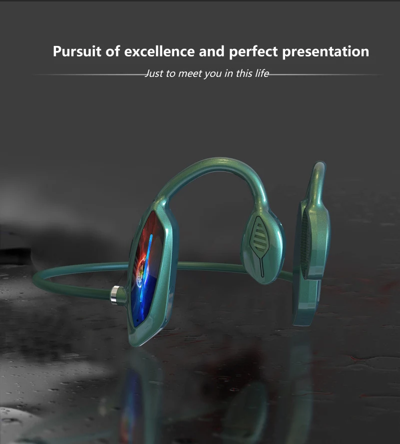Title 1, Bone Conduction Wireless Bluetooth Headset Ster...