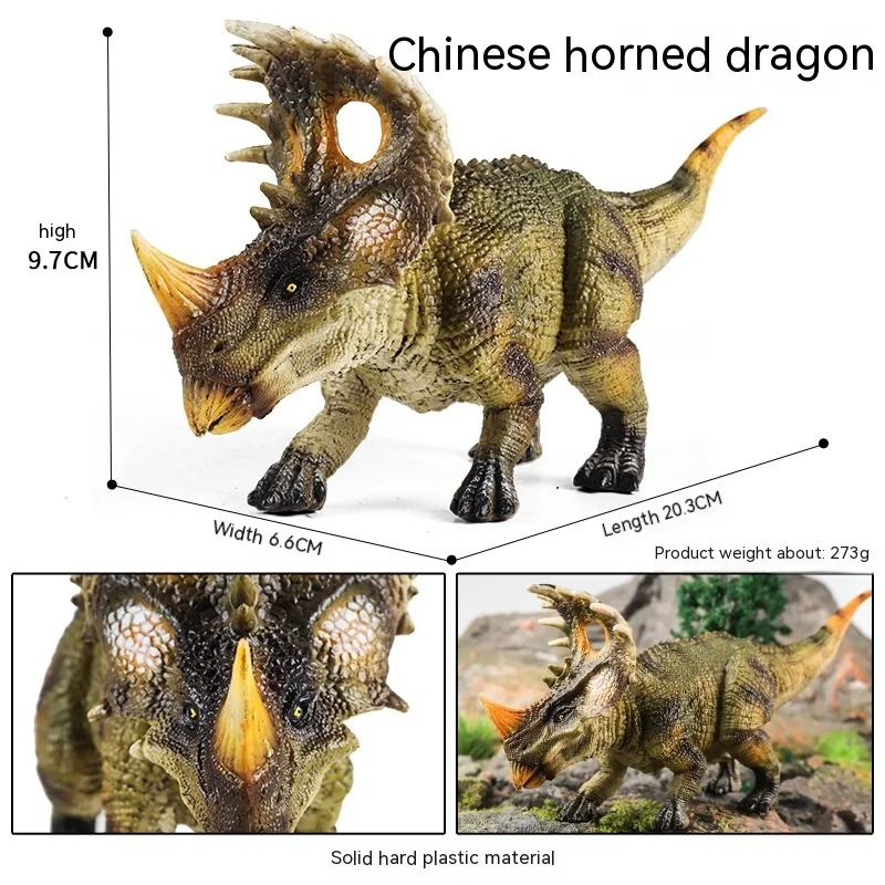 Title 2, Brinquedo de dragão chinês com chifres de dinos...