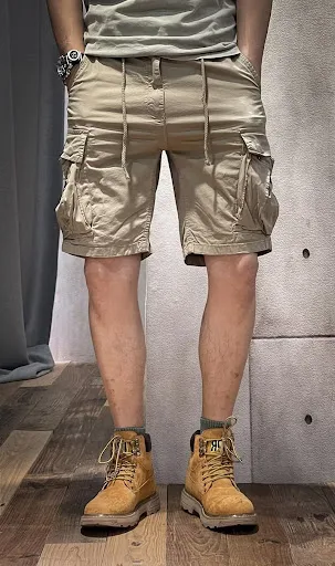 Title 2, Mens Workwear Shorts Five-point Casual. Durabl...