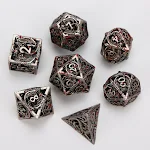 Dragon Hollow Board Game Running Group Multi-faceted Metal Dice for RPGs and tabletop games. Enhance your gameplay with — photo 7