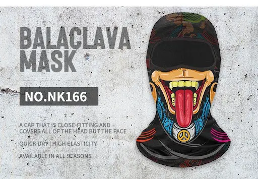 Title 3, Cycling Full Face Breathable and Windproof Scar...