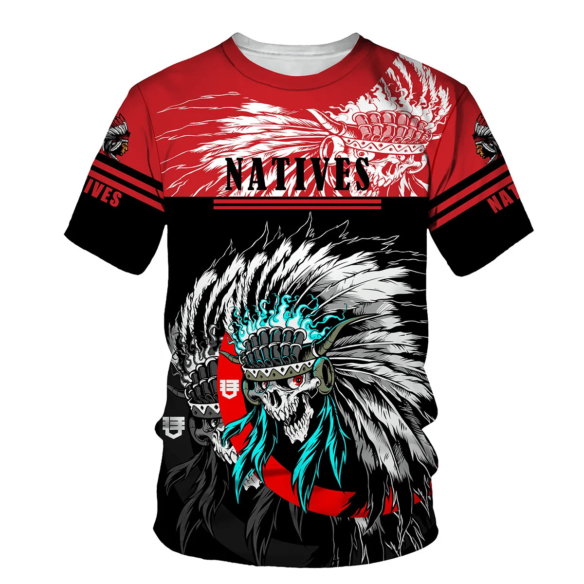 Digital Bedrucktes T-Shirt für Indische Herren, Kurzarm, Hochwertige Qualität, Atmungsaktiv, Perfekt für Sommer, Individuelles Design, Bequem — foto 15