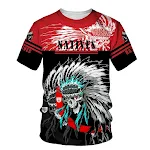 Digital Bedrucktes T-Shirt für Indische Herren, Kurzarm, Hochwertige Qualität, Atmungsaktiv, Perfekt für Sommer, Individuelles Design, Bequem — foto 15