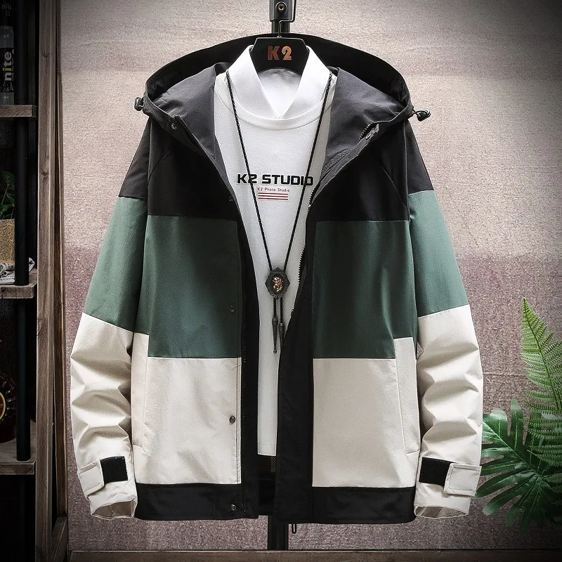 Title 2, Mens Youth Coat Jacket Korean Fashion Casual T...