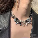 Colar Corrente com Pingente Flor Rosa Selvagem Vintage Francês Elegância Feminina Joia Floral Delicada Ideal Presente Romântico. — foto 9