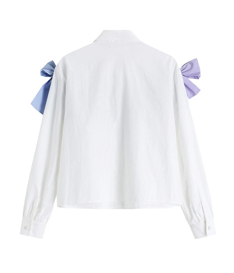 Title 4, Camicia francese di nicchia con fiocco per tutt...