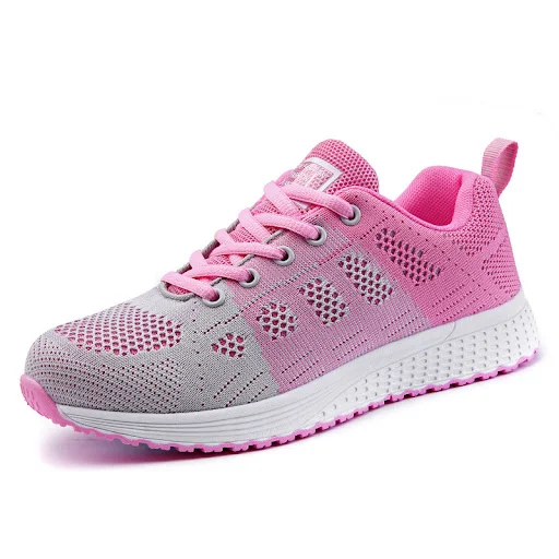 Title 5, Casual dames mesh sneakers met veters voor stud...