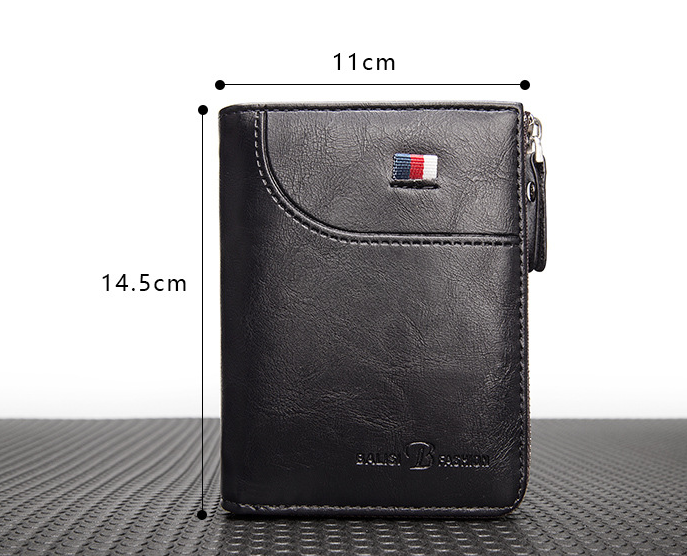 Title 1, Multi-function and Large Capacity Mens PU Wall...