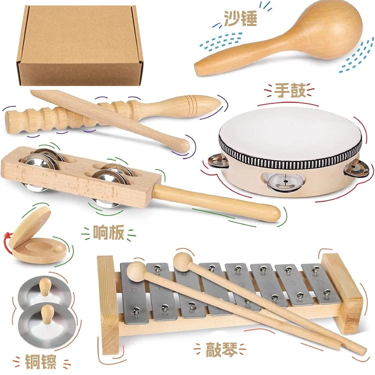 Instrumentos de Percussão para Educação Infantil Martelo de Areia e Ensino Musical Combinado Ferramentas Didáticas para Crianças Aprendizado Divertido — foto 4