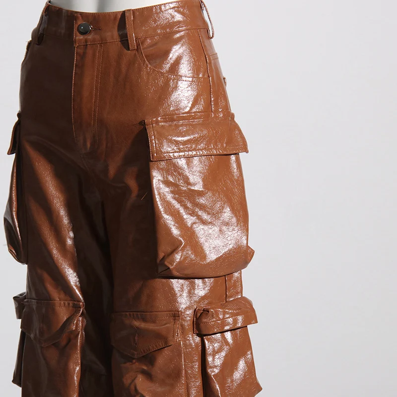 Title 6, New High Street Damen Weite Hose in Uni Farben ...