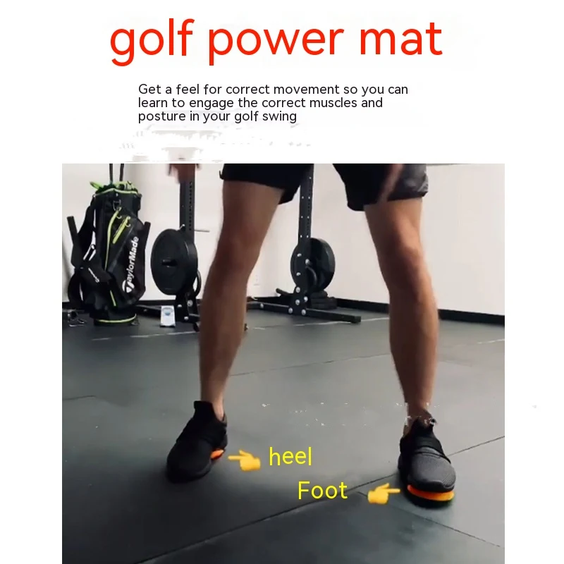 Golf Strength Tappetino da Allenamento in Gomma con Centro di Gravità Migliora Swing ed Equilibrio per Maggiore Distanza e Precisione — foto 8