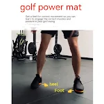 Golf Strength Tappetino da Allenamento in Gomma con Centro di Gravità Migliora Swing ed Equilibrio per Maggiore Distanza e Precisione — foto 8