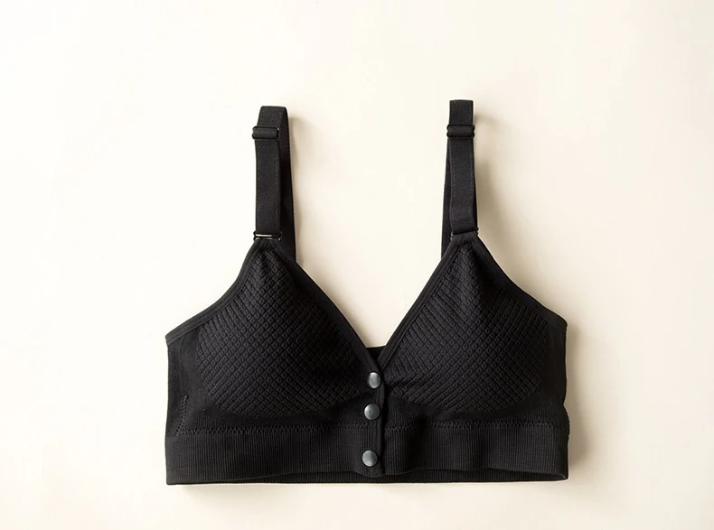 Title 10, Nursing Bra with Front Closure, Push Up, and Ma...