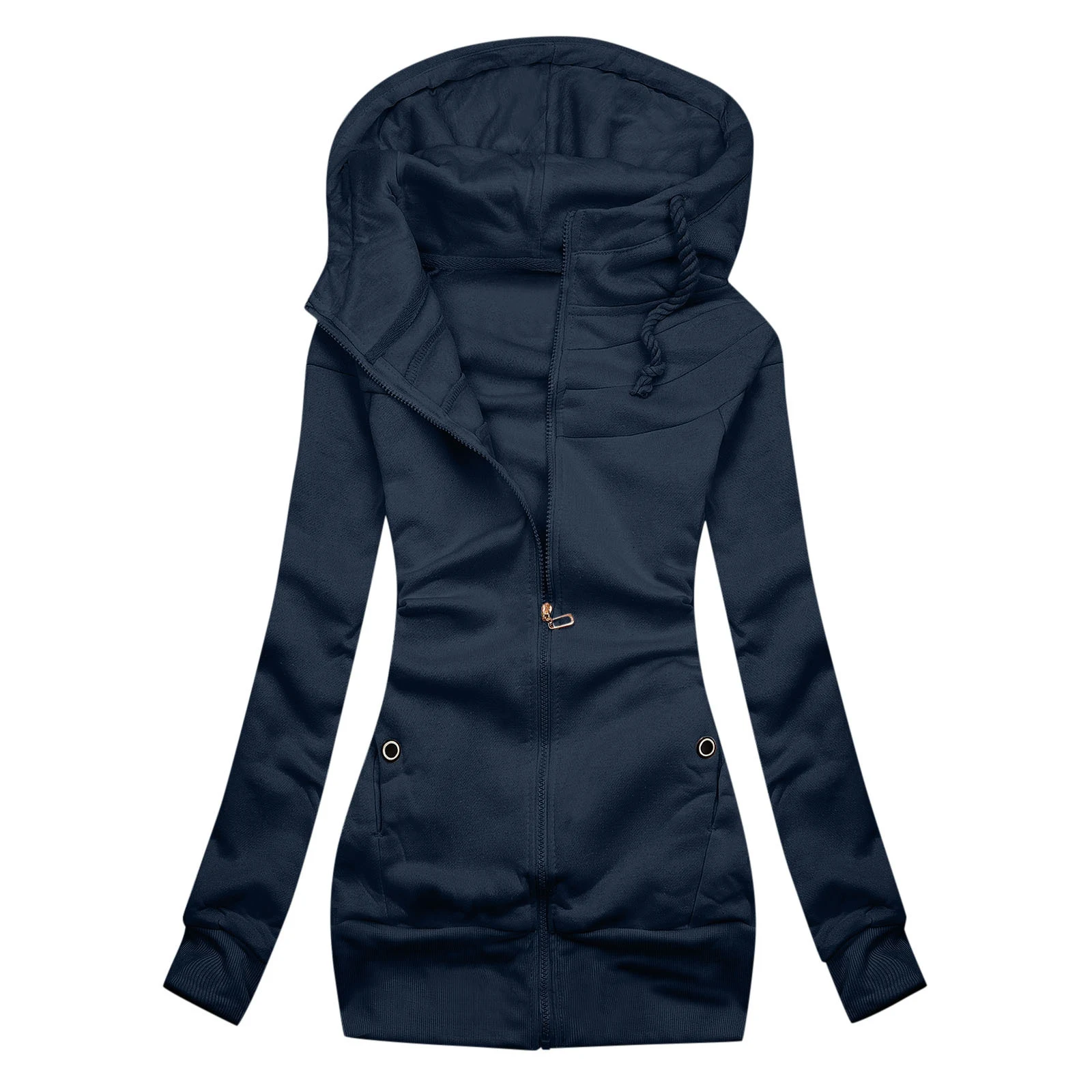 Title 4, Cappotto maglione con cappuccio allentato medio...