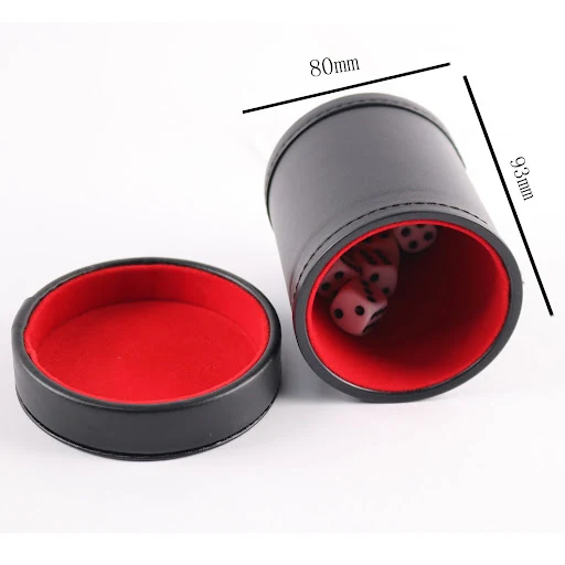 Title 2, Red Flannel Mute Dice Set for quiet game play. ...