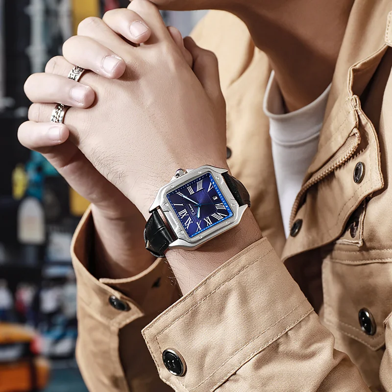 Relógio automático mecânico masculino à prova d'água. Sofisticação e durabilidade, ideal para o homem moderno que busca estilo e funcionalidade. — foto 17