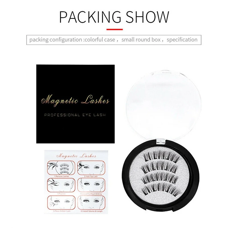 New Natural Magnetic Eyelashes with Clip Sleeve. Easy Application, No Glue Needed, Stunning Look, Reusable. Perfect for — photo 17