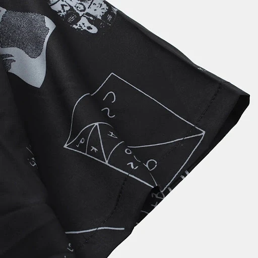 Title 7, MenS Casual Shirts Graffiti Fashion Printed Sh...