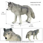 Big Gray Female Wolf 0341